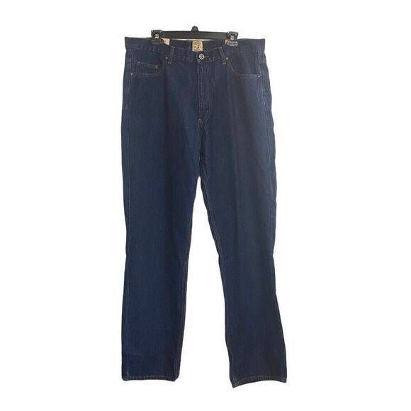 REDHEAD Men’s Relaxed Fit Jeans Size 38/34 Blue New With Tags - Picture 1 of 12